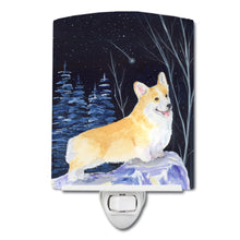 Load image into Gallery viewer, Starry Night Corgi Ceramic Night Light SS8353CNL