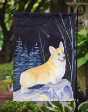 Load image into Gallery viewer, Starry Night Corgi Garden Flag – Decorative Outdoor Yard Flag