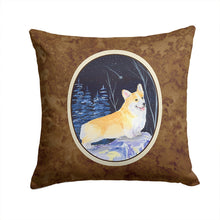 Load image into Gallery viewer, Starry Night Corgi Throw Pillow - 14x14 Decorative Pillow – Art for Your Home &amp; Patio