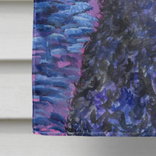 Load image into Gallery viewer, Starry Night Curly Coated Retriever Flag Canvas House Size