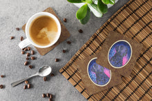 Load image into Gallery viewer, Starry Night Curly Coated Retriever Coasters - Set of 4 Lightweight Foam, Absorbent Drink Coasters