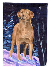 Load image into Gallery viewer, Starry Night Chesapeake Bay Retriever Garden Flag – Decorative Outdoor Yard Flag