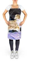 Load image into Gallery viewer, Starry Night Australian Shepherd Apron – Artist-Designed Kitchen, BBQ &amp; Craft Apron