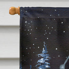 Load image into Gallery viewer, Starry Night Australian Shepherd Flag Canvas House Size