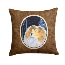 Load image into Gallery viewer, Starry Night Collie Throw Pillow - 14x14 Decorative Pillow – Art for Your Home &amp; Patio