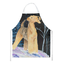 Load image into Gallery viewer, Starry Night Airedale Apron – Artist-Designed Kitchen, BBQ &amp; Craft Apron