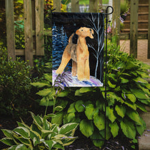Load image into Gallery viewer, Starry Night Airedale Garden Flag – Decorative Outdoor Yard Flag