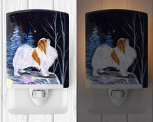 Load image into Gallery viewer, Starry Night Japanese Chin Ceramic Night Light SS8363CNL