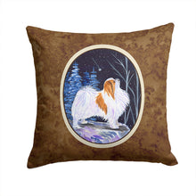 Load image into Gallery viewer, Starry Night Japanese Chin Throw Pillow - 14x14 Decorative Pillow – Art for Your Home &amp; Patio