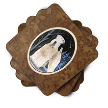 Load image into Gallery viewer, Starry Night Wheaten Terrier Soft Coated Coasters - Set of 4 Lightweight Foam, Absorbent Drink Coasters