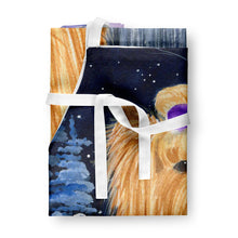 Load image into Gallery viewer, Starry Night Yorkie Apron – Artist-Designed Kitchen, BBQ &amp; Craft Apron