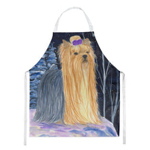 Load image into Gallery viewer, Starry Night Yorkie Apron – Artist-Designed Kitchen, BBQ &amp; Craft Apron
