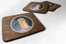 Load image into Gallery viewer, Starry Night Yorkie Coasters - Set of 4 Lightweight Foam, Absorbent Drink Coasters