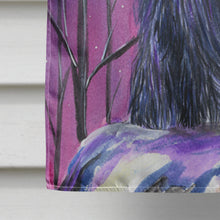 Load image into Gallery viewer, Starry Night Briard Flag Canvas House Size