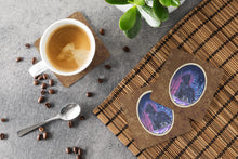 Load image into Gallery viewer, Starry Night Briard Coasters - Set of 4 Lightweight Foam, Absorbent Drink Coasters