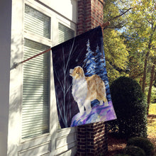 Load image into Gallery viewer, Starry Night Australian Shepherd Flag Canvas House Size