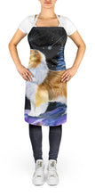 Load image into Gallery viewer, Starry Night Sheltie Apron – Artist-Designed Kitchen, BBQ &amp; Craft Apron