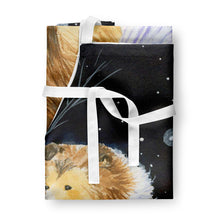 Load image into Gallery viewer, Starry Night Sheltie Apron – Artist-Designed Kitchen, BBQ &amp; Craft Apron