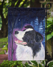 Load image into Gallery viewer, Starry Night Border Collie Garden Flag – Decorative Outdoor Yard Flag