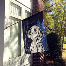 Load image into Gallery viewer, Starry Night Dalmatian Flag Canvas House Size