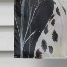Load image into Gallery viewer, Starry Night Dalmatian Flag Canvas House Size