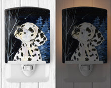 Load image into Gallery viewer, Starry Night Dalmatian Ceramic Night Light SS8370CNL