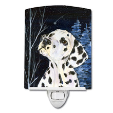 Load image into Gallery viewer, Starry Night Dalmatian Ceramic Night Light SS8370CNL