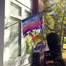 Load image into Gallery viewer, Basenji Flag Canvas House Size