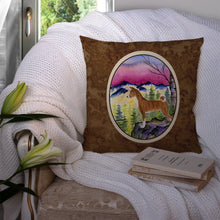 Load image into Gallery viewer, Basenji Throw Pillow - 14x14 Decorative Pillow – Art for Your Home &amp; Patio