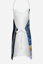Load image into Gallery viewer, Starry Night Japanese Chin Apron – Artist-Designed Kitchen, BBQ &amp; Craft Apron
