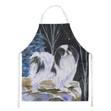 Load image into Gallery viewer, Starry Night Japanese Chin Apron – Artist-Designed Kitchen, BBQ &amp; Craft Apron