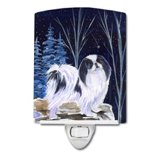 Load image into Gallery viewer, Starry Night Japanese Chin Ceramic Night Light SS8374CNL