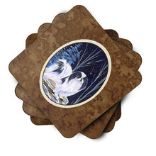 Load image into Gallery viewer, Starry Night Japanese Chin Coasters - Set of 4 Lightweight Foam, Absorbent Drink Coasters