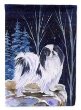 Load image into Gallery viewer, Starry Night Japanese Chin Garden Flag - Outdoor Decorative Yard Flag