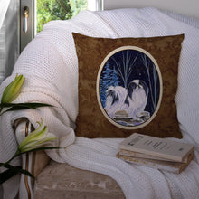 Load image into Gallery viewer, Starry Night Japanese Chin Throw Pillow - 14x14 Decorative Pillow – Art for Your Home &amp; Patio