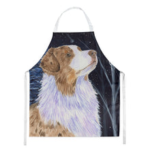 Load image into Gallery viewer, Starry Night Australian Shepherd Apron – Artist-Designed Kitchen, BBQ &amp; Craft Apron