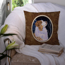 Load image into Gallery viewer, Starry Night Australian Shepherd Throw Pillow - 14x14 Decorative Pillow – Art for Your Home &amp; Patio