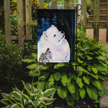 Load image into Gallery viewer, Starry Night Samoyed Garden Flag - Outdoor Decorative Yard Flag