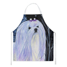 Load image into Gallery viewer, Starry Night Maltese Apron – Artist-Designed Kitchen, BBQ &amp; Craft Apron