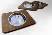 Load image into Gallery viewer, Starry Night Maltese Coasters - Set of 4 Lightweight Foam, Absorbent Drink Coasters