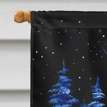 Load image into Gallery viewer, Starry Night Dachshund Flag Canvas House Size