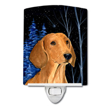 Load image into Gallery viewer, Starry Night Dachshund Ceramic Night Light SS8379CNL