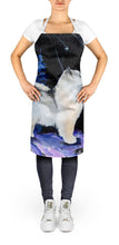 Load image into Gallery viewer, Starry Night Keeshond Apron – Artist-Designed Kitchen, BBQ &amp; Craft Apron