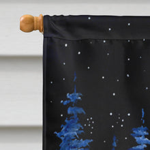 Load image into Gallery viewer, Starry Night Keeshond Flag Canvas House Size