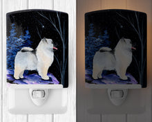 Load image into Gallery viewer, Starry Night Keeshond Ceramic Night Light SS8380CNL