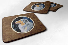 Load image into Gallery viewer, Starry Night Australian Shepherd Coasters - Set of 4 Lightweight Foam, Absorbent Drink Coasters