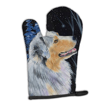 Load image into Gallery viewer, Starry Night Australian Shepherd Oven Mitt SS8382OVMT