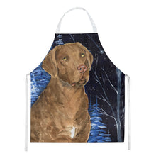 Load image into Gallery viewer, Starry Night Chesapeake Bay Retriever Apron – Artist-Designed Kitchen, BBQ &amp; Craft Apron