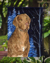 Load image into Gallery viewer, Starry Night Chesapeake Bay Retriever Garden Flag - Outdoor Decorative Yard Flag