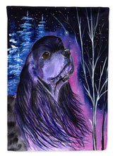 Load image into Gallery viewer, Starry Night Cocker Spaniel Garden Flag - Outdoor Decorative Yard Flag